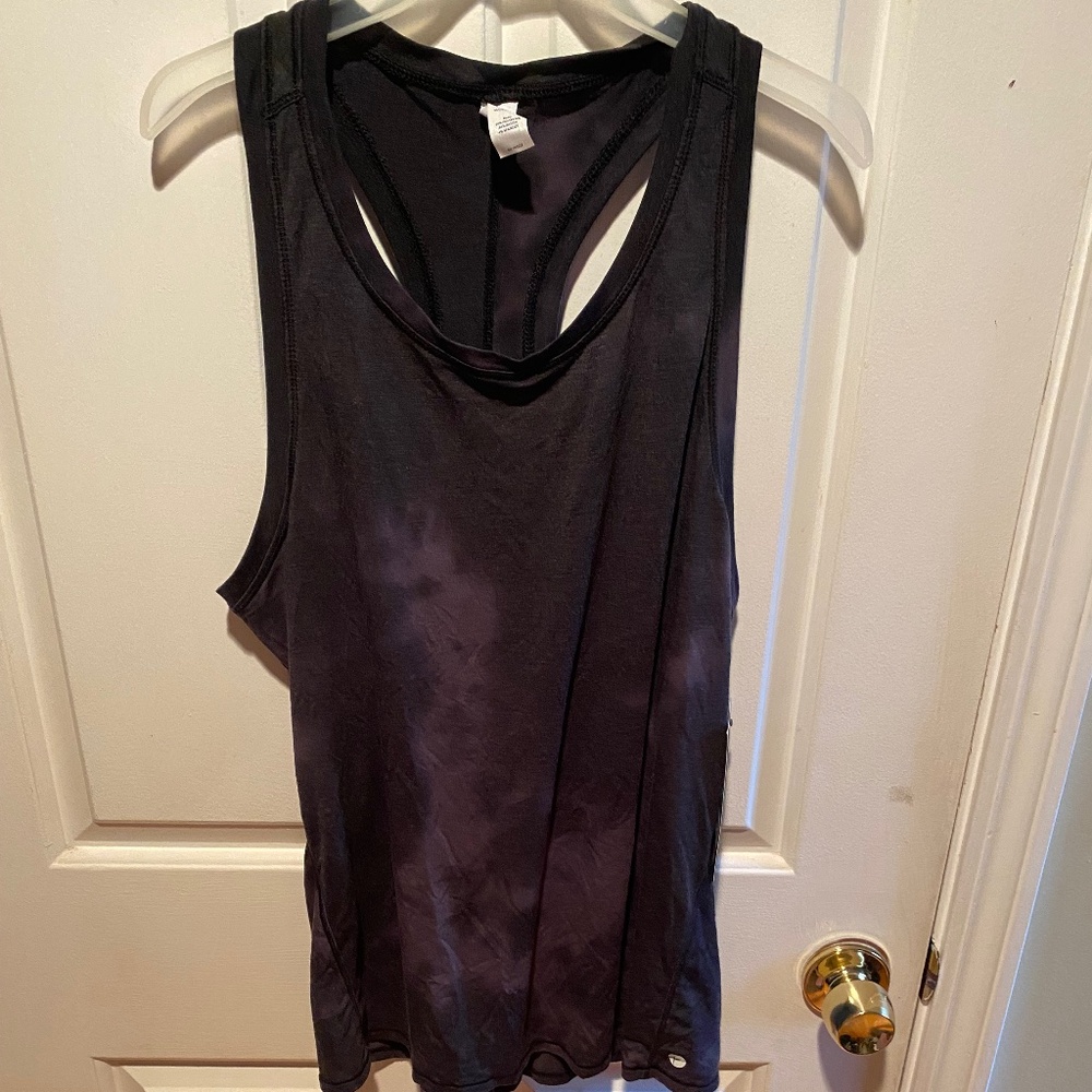 Black and grey workout tank